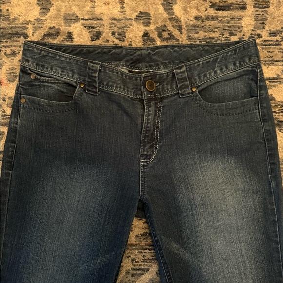 INC International Concepts Dark Wash Mid-Rise Wide Leg Jeans• 10 - Picture 3 of 13